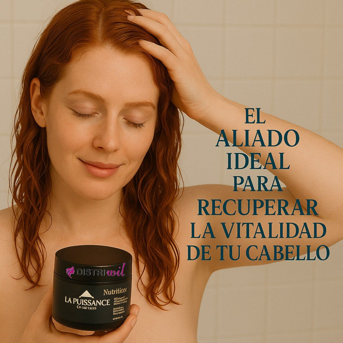 Mascara Capilar Nutricion La Puissance Acido Hialuronico En Liposomas Con Argan X250g Cabello Muy Seco - Uso Profesional Hidratacion Brillo Suavidad Humectacion Renovacion Restauradora