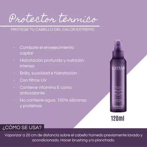 Pack Protecores Termicos Caviar + Kill Frizz X120ml Fidelite