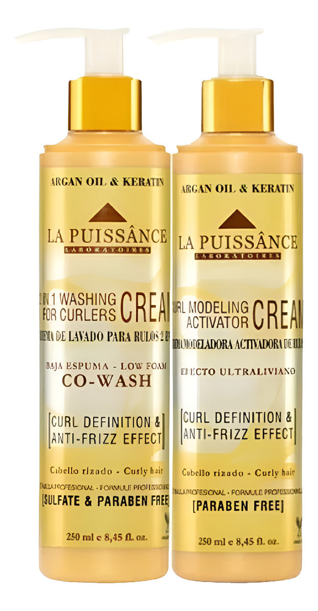 La Puissance Crema De Lavado 2 En 1 Para Rulos X250ml