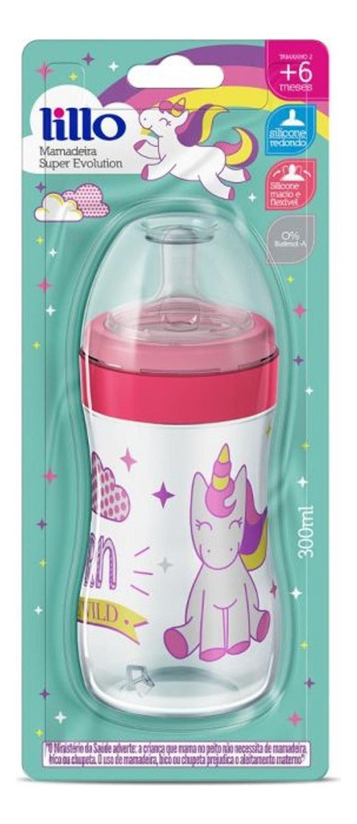 Lillo Super Evolution Mamadera Magia 300ml Rosa