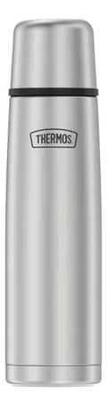 Termo Thermos Bala Matero 1000ml Acero Inoxida Pico Cebador Gris Acero