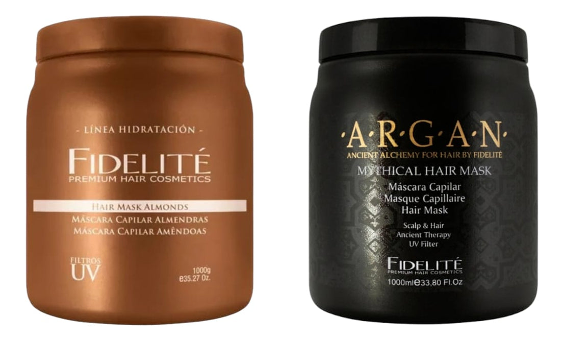 Combo Mascaras Fidelite Argan Mythical + Almendra X1000ml