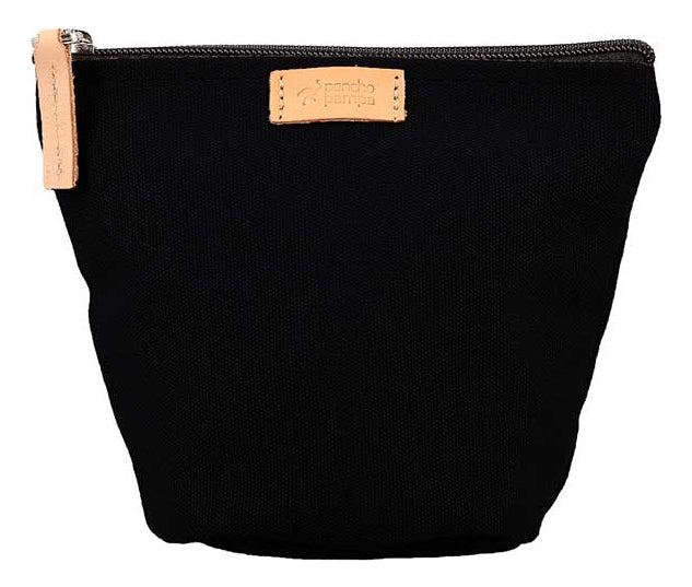 Porta Yerba Para Mate Poncho Pampa 100% Algodon Color Negro