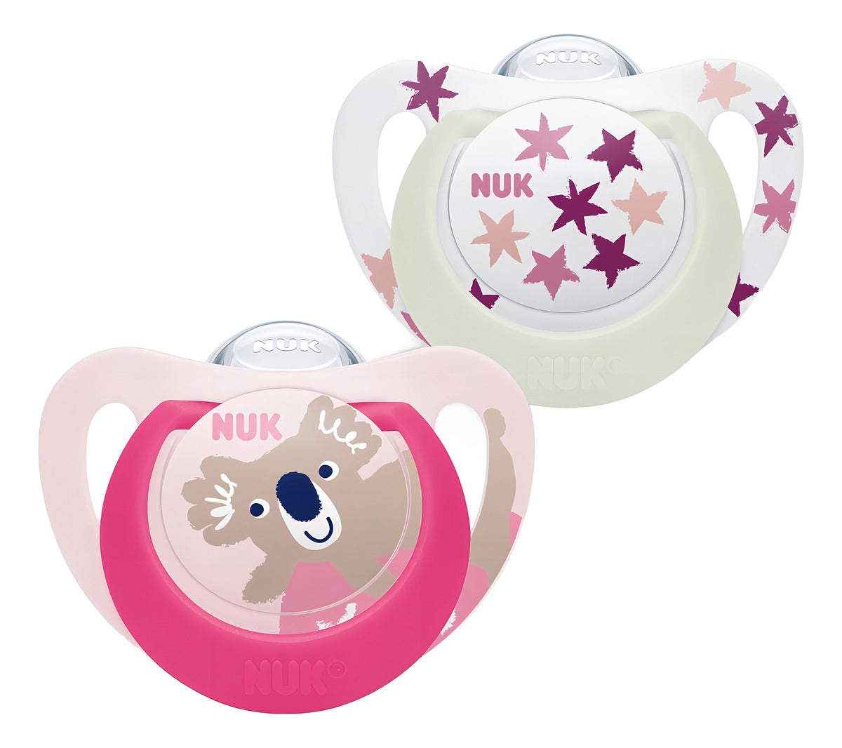 Chupetes Nuk Star Day & Night Bebe Luminoso Pack X 2 Un Color 0/6 Gato