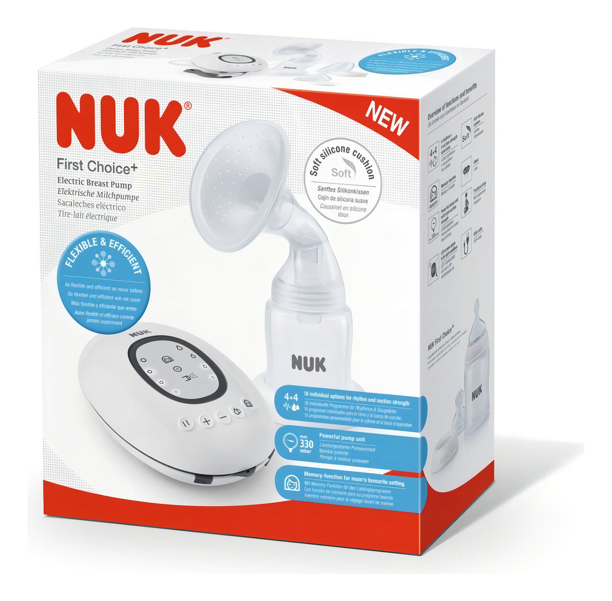 Extractor de leche eléctrico NUK First Choice+ blanco