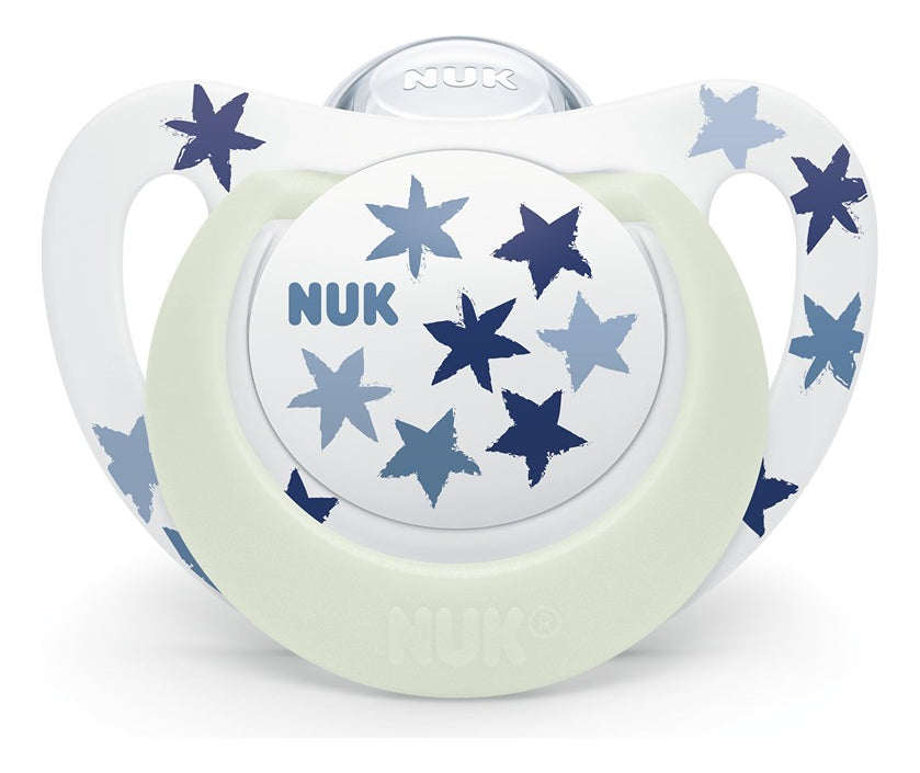Chupetes Nuk Star Day & Night Bebe Luminoso Pack X 2 Un Color 0/6 Gato