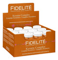 Caja De Ampollas Complejo Keratina Renueva Los Nutrientes Esenciales Del Cabello Brillo Suavidad Hidratante Fidelite X12 Unidades Uso Profesional Premium Salon Belleza
