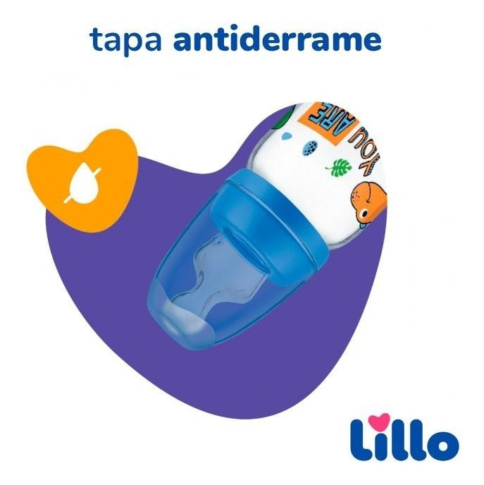 Mamadera Tetina Anatomica Lillo Magia 240ml +6 Meses