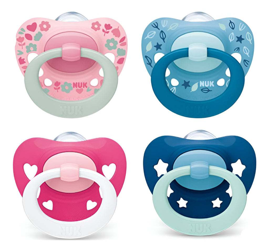 Chupetes Nuk Star Day & Night Bebe Luminoso Pack X 2 Un Color 0/6 Gato