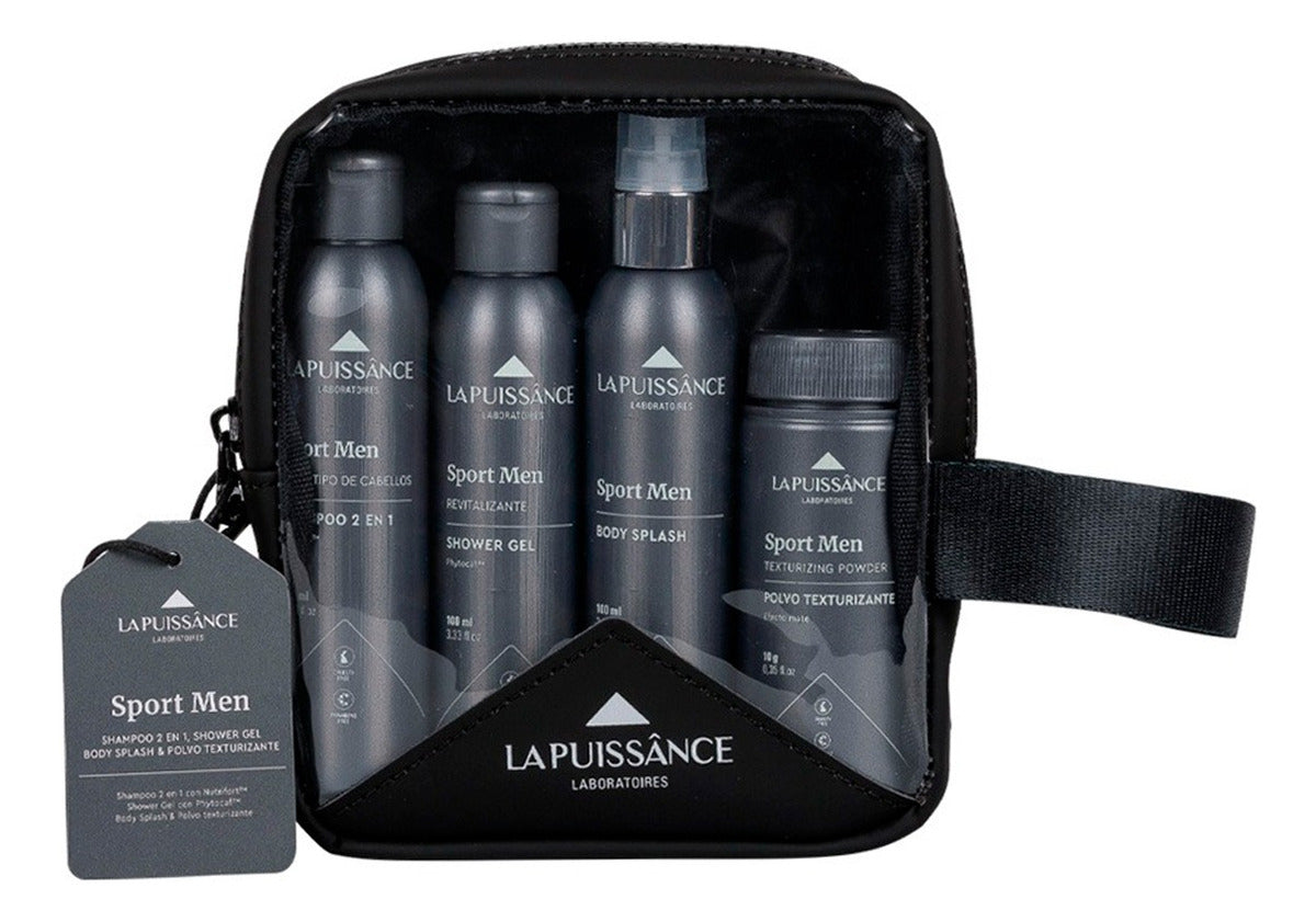 La Puissance Kit Sport Men Todo Tipo Cabello Con Estuche
