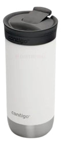 Vaso Termico Contigo Salt Blanco X473ml 20hs Conservacion Fria 6 Horas Caliente - Acero Inoxidable Libre Bpa - Mantiene Café Té Agua Uso Ideal Oficina Camping Viaje - Anti Derrame Tapa A Rosca