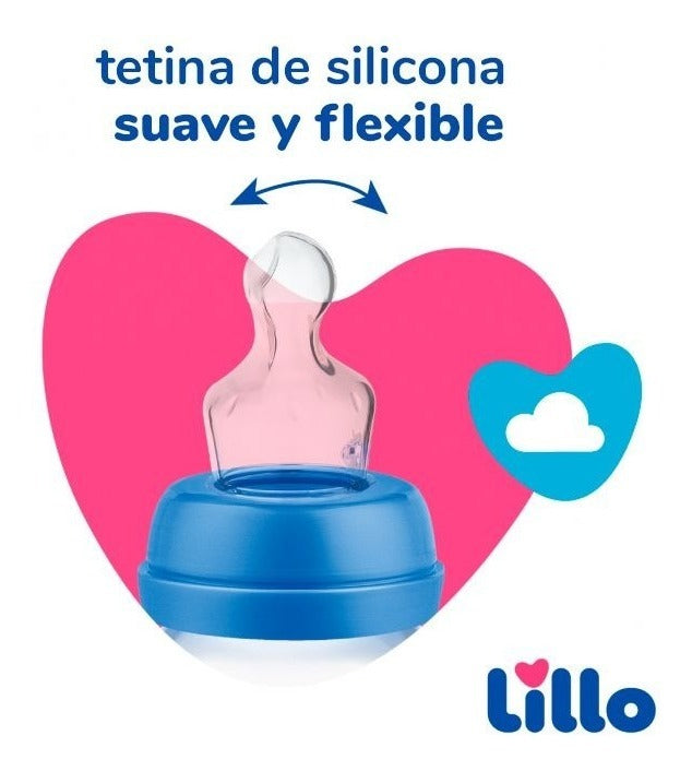 Mamadera Tetina Anatomica Lillo Magia 240ml +6 Meses