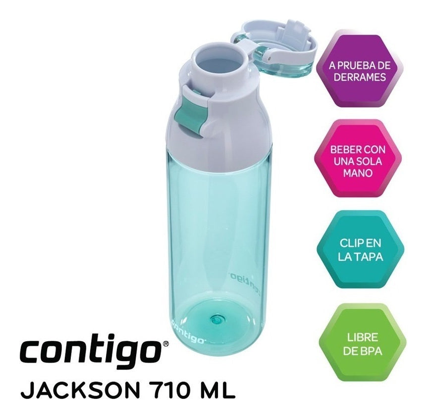 Botella Contigo Jackson Autopop Leak-proof 710ml Blueberry
