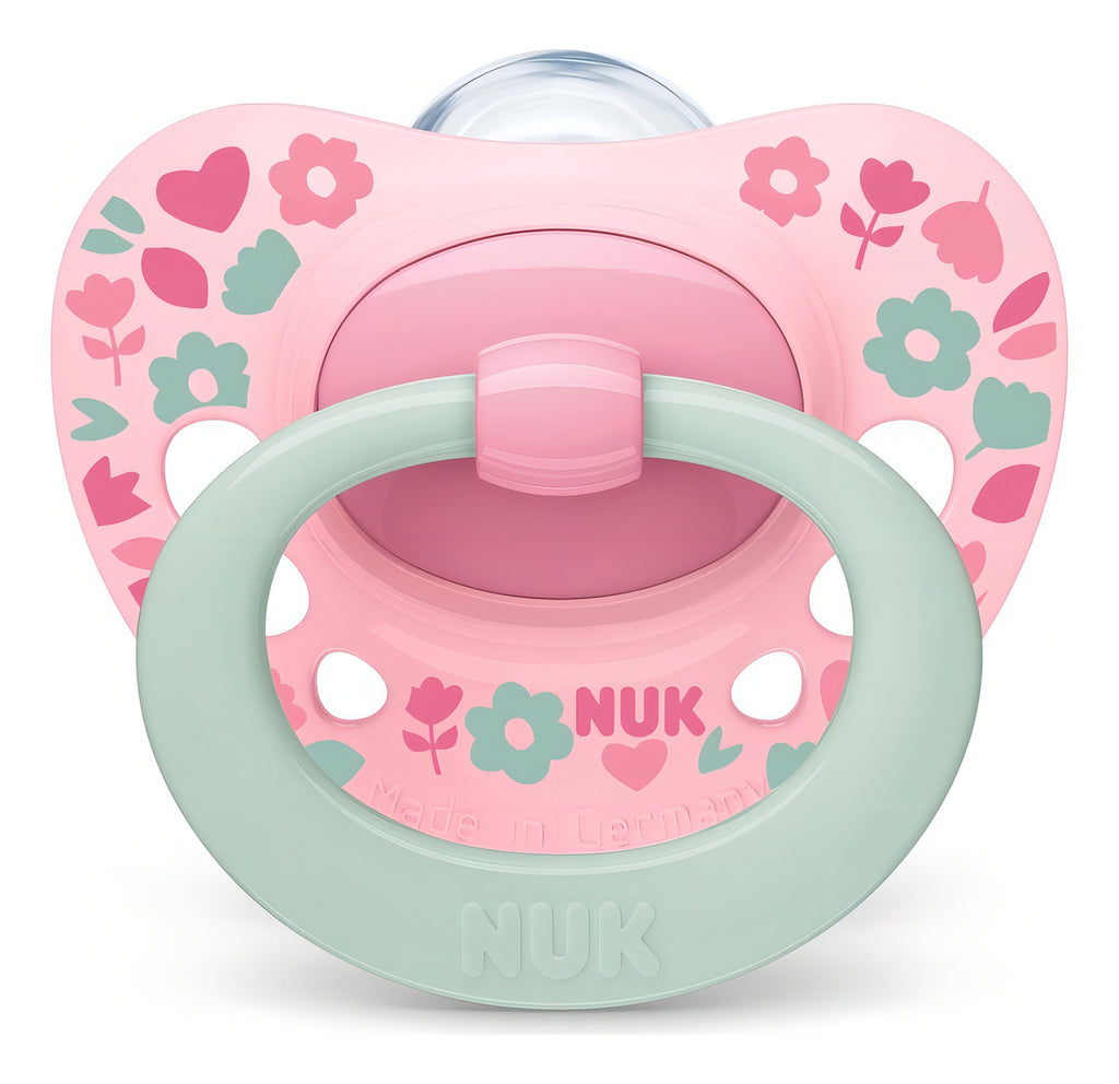 Chupete Nuk Signature 18 A 36 Meses - De 2 Unidades Color Azul Período De Edad +18 Meses