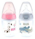 Kit 2 Mamaderas 0-6m Firstchoice Cocodrilo Jirafa Nuk 150ml Animales