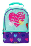 Lonchera Termica Thermos Kids Corazones Escolar Violeta