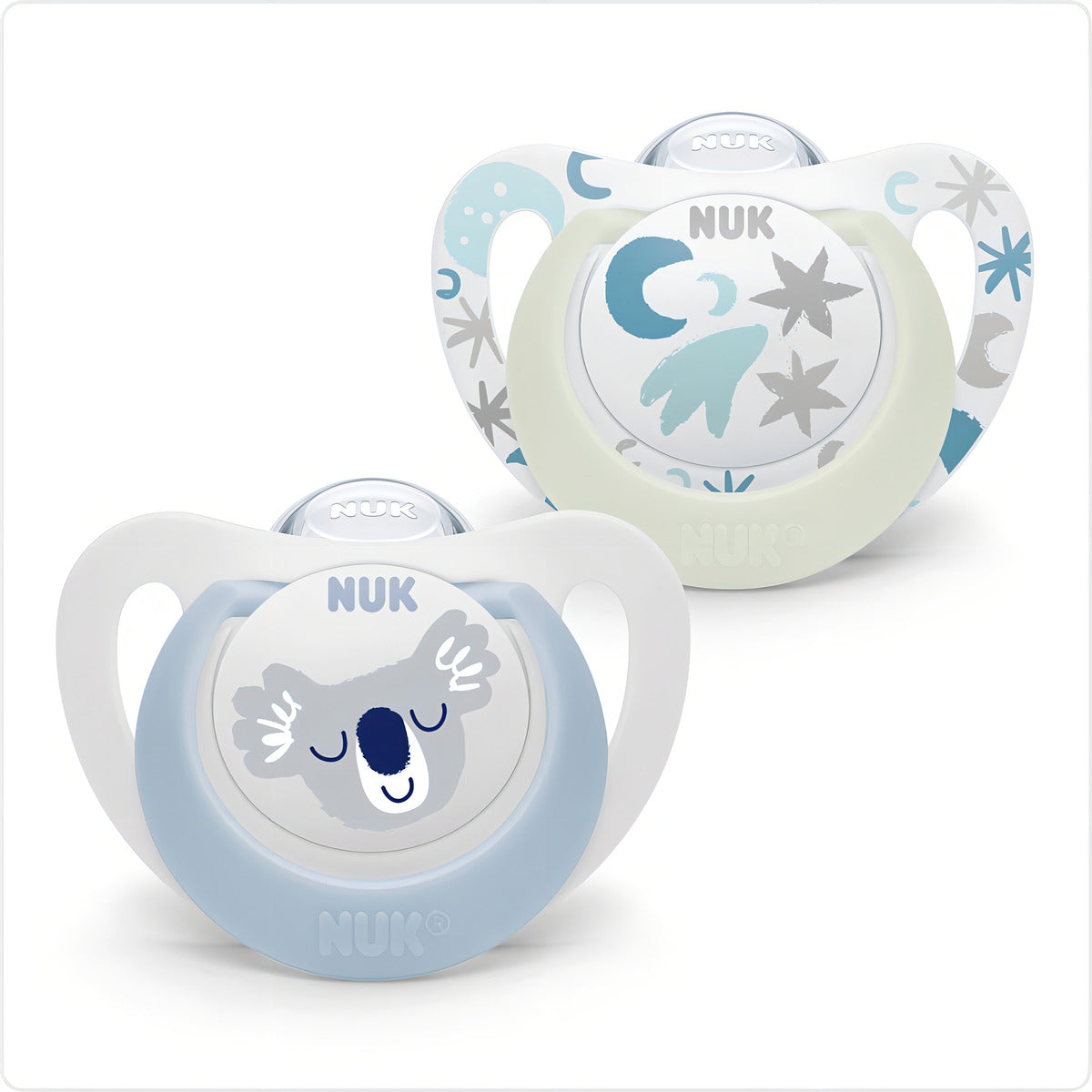 Chupetes Nuk Star Day & Night Bebe Luminoso Pack X 2 Un Color 0/6 Gato