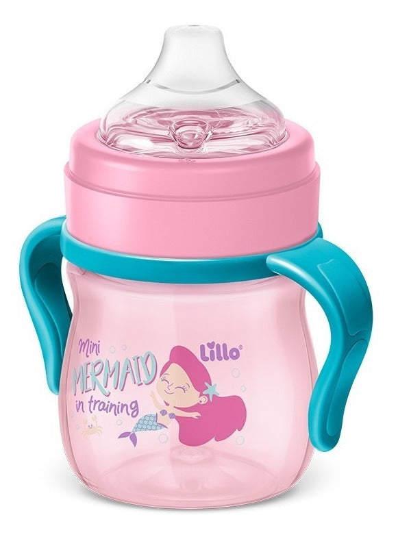 Vaso De Aprendizaje Con Asas Lillo Evolution 150ml +6 Meses Color Rosa