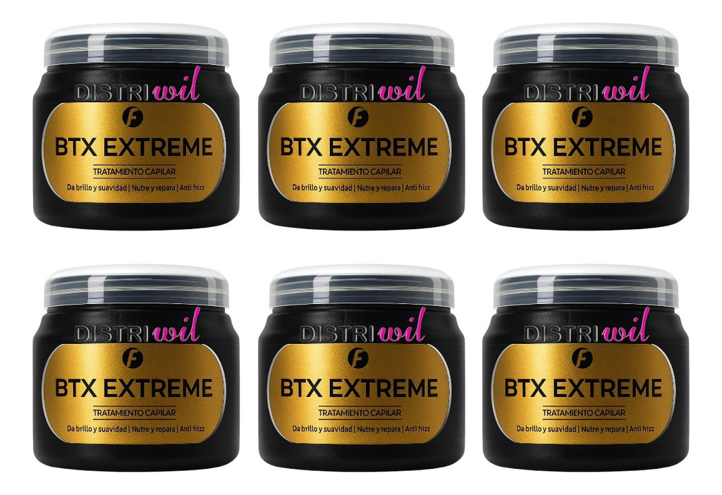 Mascara Capilar Btx Extreme Reparacion Intensa X240g X6 Unidades Reconstruye La Fibra Capilar Aportando Brillo Suavidad Nutricion Hidratacion Suavidad Y Revitalizacion Uso Profesional