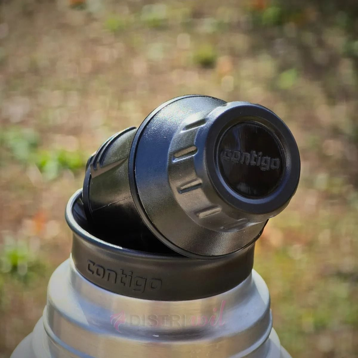 Termo Contigo Salt Blanco X1182ml 45hs Conservacion Frio 30hs Calor Anti Derrame - Pico Vertidor 360° Acero Inoxidable Ideal Camping Caza Pesca