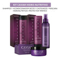 Kit Fidelite Caviar Shampoo + Acond + Masc + Protect Termico