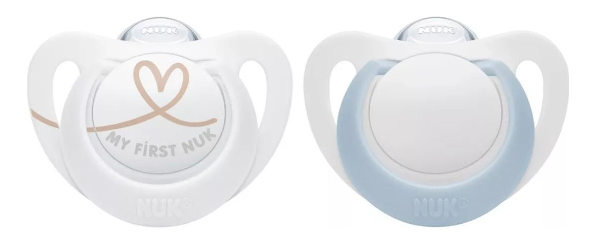 Chupetes Nuk Star Day & Night Bebe Luminoso Pack X 2 Un Color 0/6 Gato