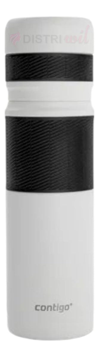 Termo Contigo Salt Blanco X739ml 45hs Conservacion Frio 30hs Calor Anti Derrame - Pico Vertidor 360° Acero Inoxidable Ideal Viaje Camping Caza Pesca