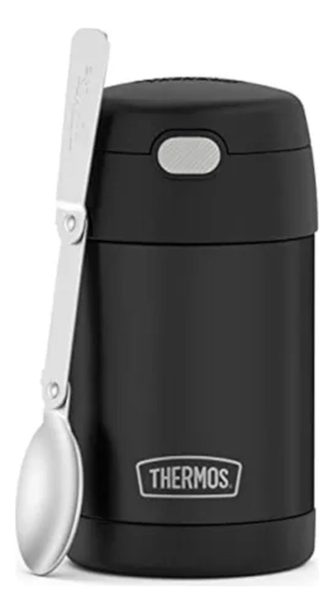 Thermos Tarro Comida Acero Inox Termico X470ml Negro Mate Food Jar
