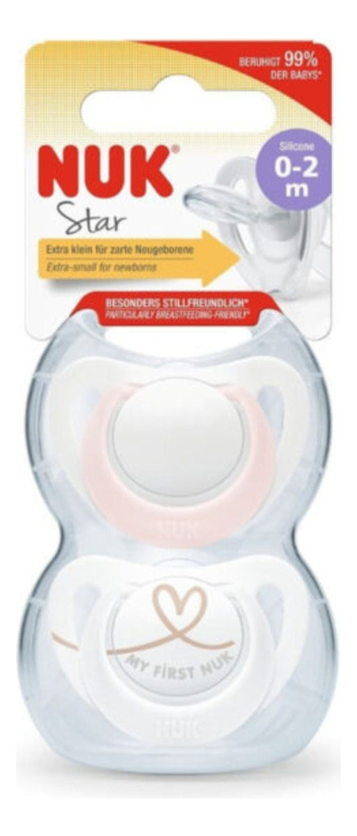 Chupetes Nuk Star Day & Night Bebe Luminoso Pack X 2 Un Color 0/6 Gato