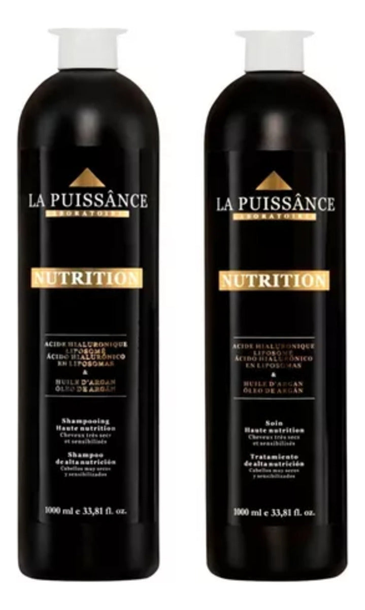 Kit La Puissance Argan Shampoo + Acondicionador X1000ml