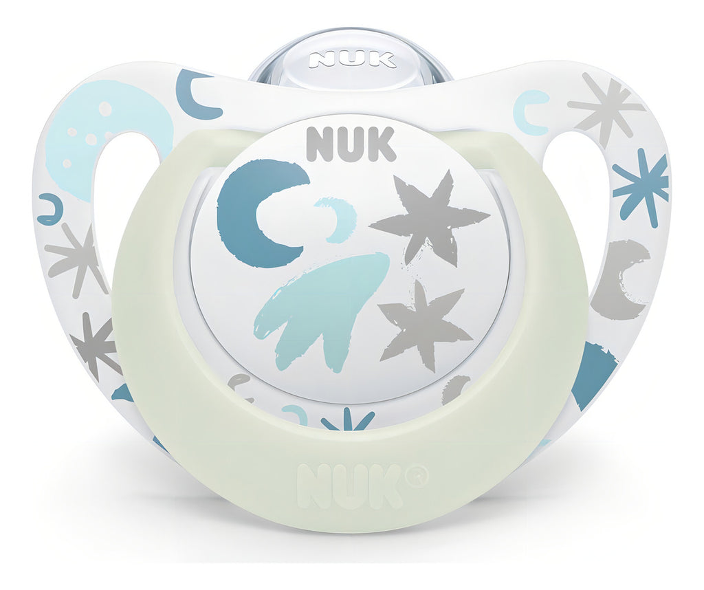 Chupetes Nuk Star Day & Night Bebe Luminoso Pack X 2 Un Color 0/6 Gato