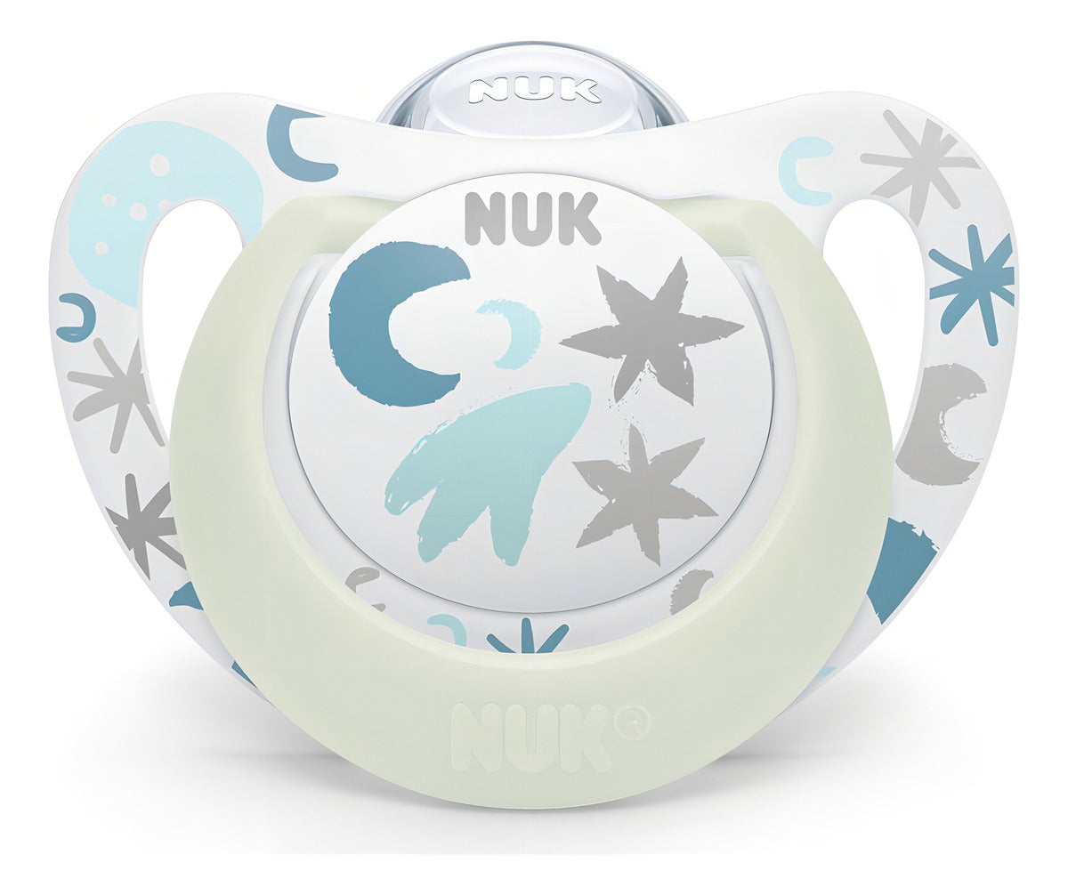 Chupetes Nuk Star Day & Night Bebe Luminoso Pack X 2 Un Color 0/6 Gato