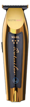 Maquina Corte Profesional Wahl Trimmer Cordless Detailer Li Gold - Cuchillas Superposicion Cero - Bateria Iones Litio - Indicador Led - Cuchillas Diamantadas De Titanio - Ideal Barberia Peluqueria