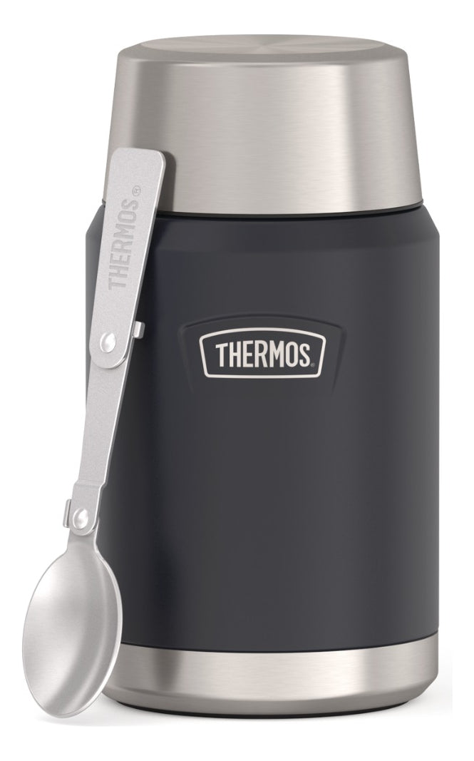Termo Comida 710ml Icon Acero Inoxidable Color Gris oscuro