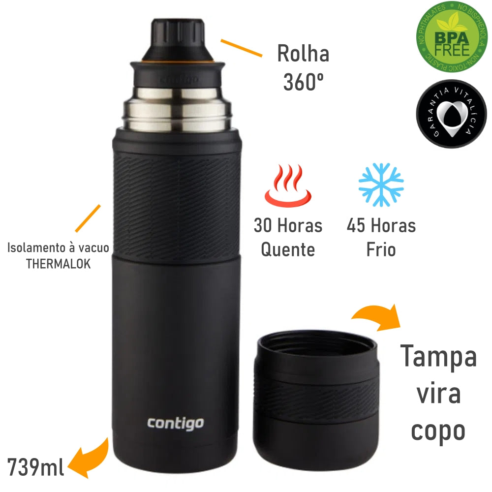 Termo Contigo 2.0 Acero Inoxidable