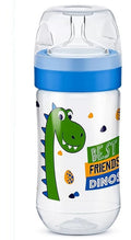 Biberón Dino Super Evolution de 300 ml, color azul
