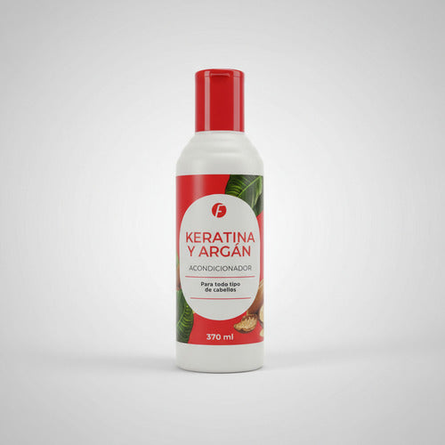 Acondicionador Distriwil Frilayp con keratina y argán en envase de 370ml para todo tipo de cabello