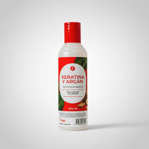 Acondicionador Frilayp con keratina y argán de Distriwil en envase de 370cc para todo tipo de cabello