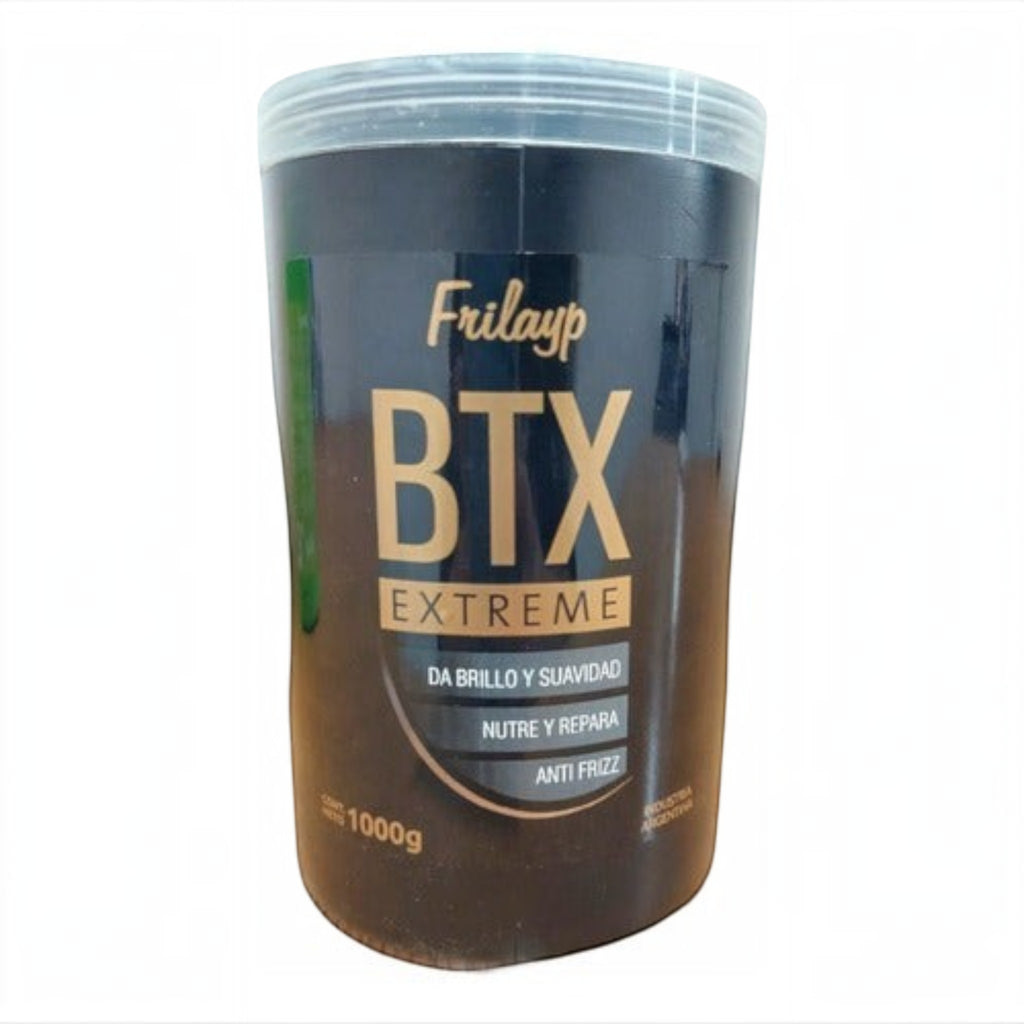 Pote de 1kg de tratamiento capilar Botox Extreme Frilayp de Distriwil para nutrición, brillo y control de frizz