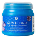 Pote de baño capilar Distriwil Frilayp con lino y ácido hialurónico para hidratación profunda del cabello
