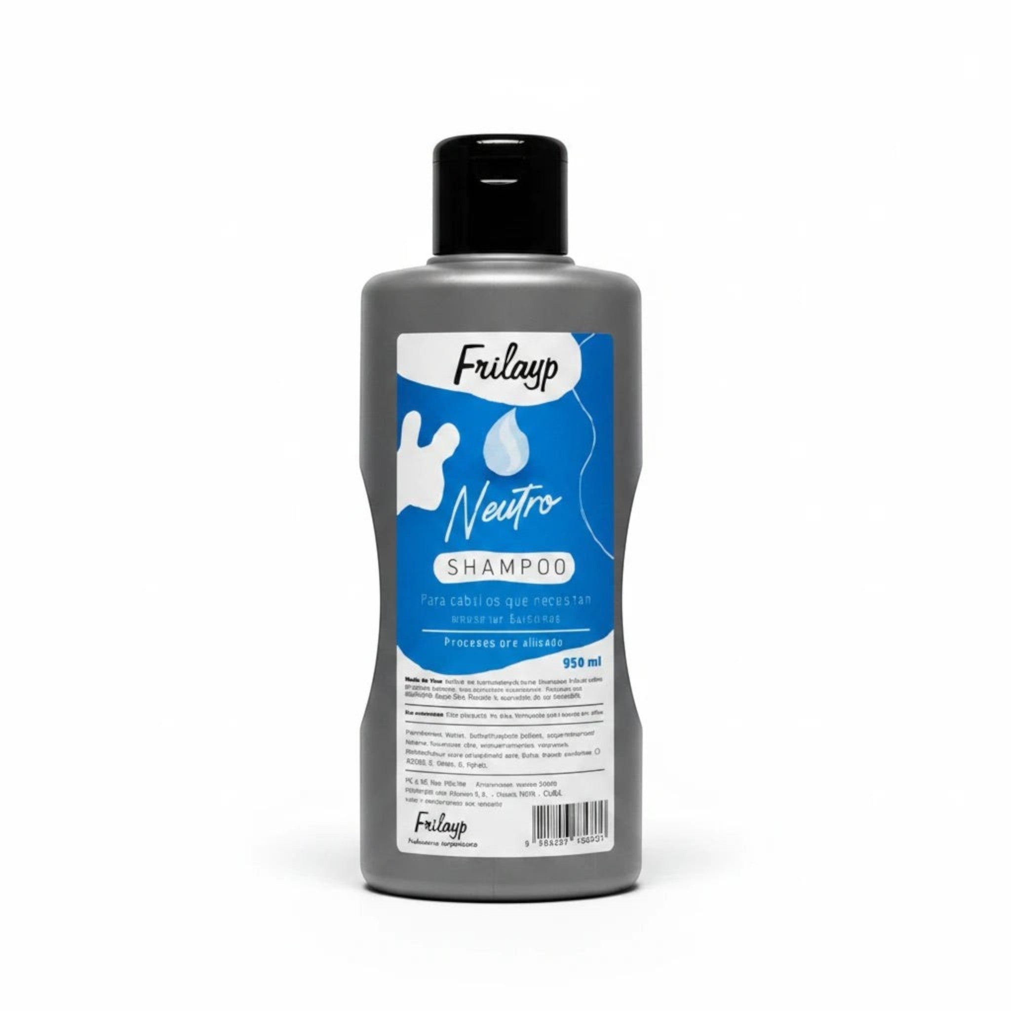 Champú neutro Distriwil Frilayp de 950 ml para limpieza profunda y preparación capilar antes de tratamientos químicos
