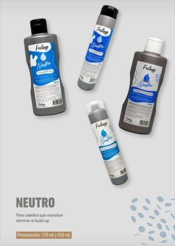Combo de productos capilares Distriwil Frilayp Neutro incluyendo shampoo y acondicionador para limpieza profunda