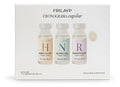 Kit de 3 ampollas capilares Distriwil Frilayp para hidratación, nutrición y regeneración del cabello en caja blanca