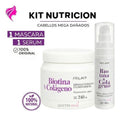 Kit Distriwil de máscara de colágeno y serum de biotina Frilayp para reparar y nutrir cabellos dañados y secos