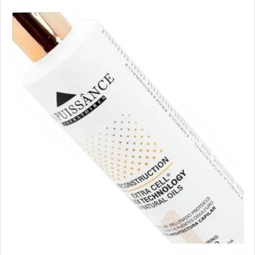 Kit de cuidado capilar Distriwil La Puissance Extra Cell con shampoo reparador y acondicionador para cabello dañado