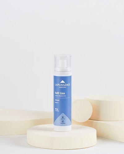 La Puissance Soft Liss spray protector térmico para cabello lacio y alisado, 100ml. Reduce el frizz y protege del calor.