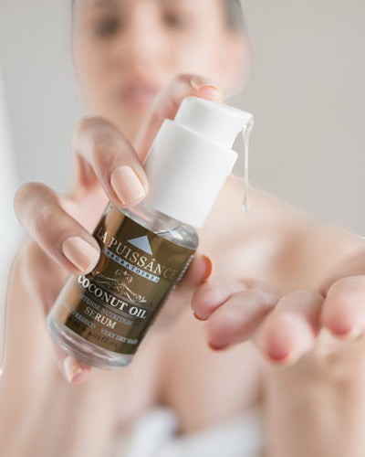 Distriwil Sérum de Aceite de Coco para cabello muy seco, con aplicador de bombeo.