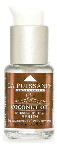 Distriwil La Puissance Sérum de Aceite de Coco para Nutrición Intensa, 30 ml. Para cabello muy seco.