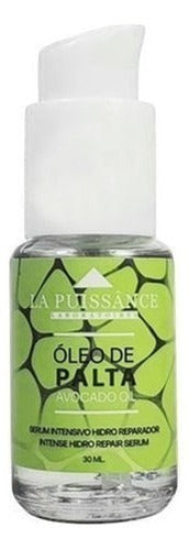 Distriwil La Puissance sérum reparador de aguacate para cabello seco y dañado, 30 ml.