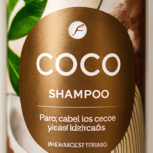 Shampoo de coco Frilayp de Distriwil para cabellos teñidos y maltratados en envase de 370ml